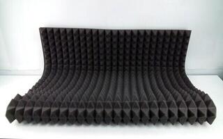 Absorptiepaneel schuim Mega Acoustic PA-PMP5 115x195x5 Dark Gray Absorptiepaneel schuim (Beschadigd) - 1