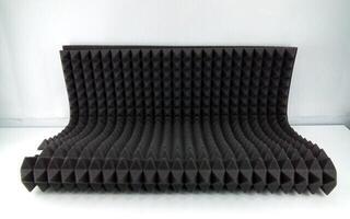 Absorptiepaneel schuim Mega Acoustic PA-PMP5 115x195x5 Dark Gray Absorptiepaneel schuim (Beschadigd) - 1
