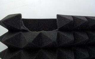 Absorptiepaneel schuim Mega Acoustic PA-PMP5 115x195x5 Dark Gray Absorptiepaneel schuim (Beschadigd) - 2
