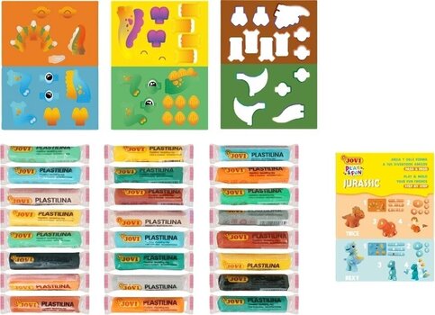 Children's Modelling Clay Jovi Play&Fun Children's Modelling Clay Jurrasic - 7