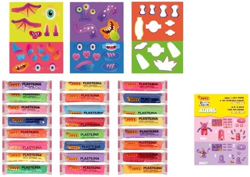 Children's Modelling Clay Jovi Play&Fun Children's Modelling Clay Aliens - 6