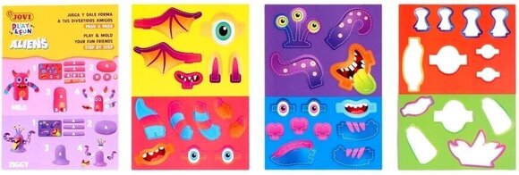 Children's Modelling Clay Jovi Play&Fun Children's Modelling Clay Aliens - 7