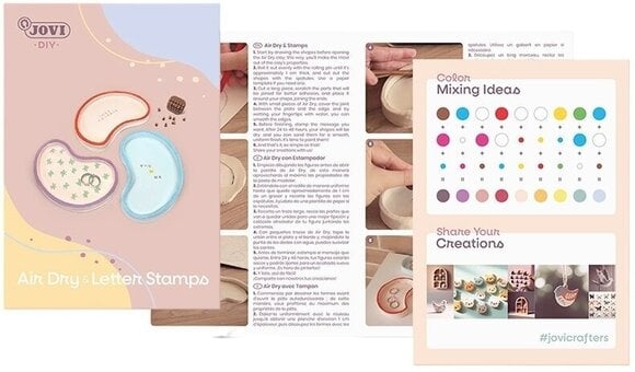 Самозастигаюча глина Jovi Kraft Set Самозастигаюча глина Листові Марки - 9