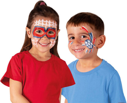Barva na obličej Jovi 175AD Sada barev na obličej White Red And Blue - 5
