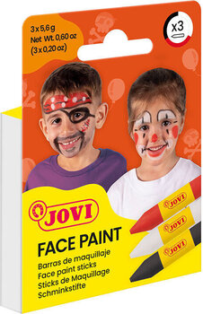 Barva na obličej Jovi 175SC Sada barev na obličej Red White And Black - 4