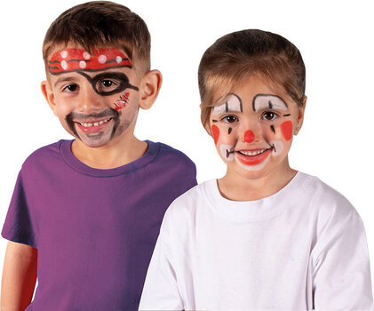 Barva na obličej Jovi 175SC Sada barev na obličej Red White And Black - 5