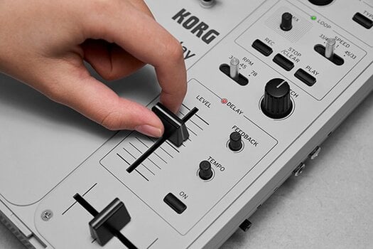 DJ Turntable Korg Handytraxx Play Grey DJ Turntable - 12