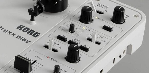 DJ Turntable Korg Handytraxx Play Grey DJ Turntable - 13