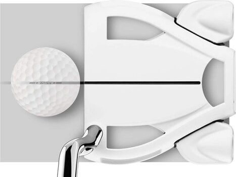 Golfová hole Patr TaylorMade  Spider Tour Ghost White Pravá ruka Double Bend 34" Golfová hole Patr - 8