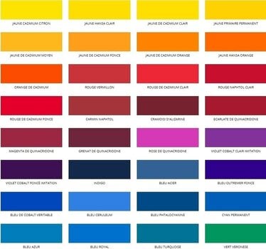 Acrylic Paint Pébéo Artist Acrylic Paint Light Cadmium Red 37 ml 1 pc - 3