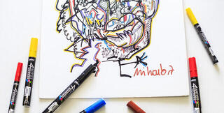 Felt-Tip Pen Pébéo 4Artist Marker 2 mm Yellow 1 pc - 2