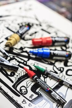 Flomaster Pébéo 4Artist Маркер оловка 2 mm Red 1 kom - 3