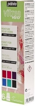 Pintura de vidrio Pébéo Vitrea 160 Set of Glass Paints 6 x 20 ml - 2