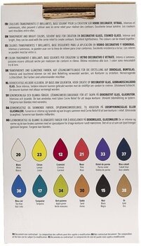 Glasverf Pébéo Vitrail Set kleuren voor glas Exploration Set 12 x 20 ml - 2