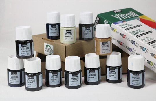 Glasverf Pébéo Vitrail Set kleuren voor glas Exploration Set 12 x 20 ml - 3