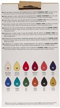 Boja za keramiku Pébéo 757451 Сет боја за керамику Exploration Set 12 x 20 ml - 2