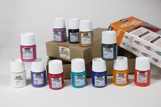 Boja za porcelan Pébéo Porcelaine 150 Порцеланска боја Exploration Set 12 x 20 ml - 3