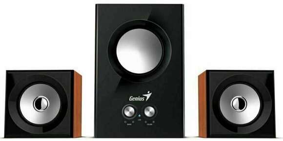 Home Sound Systeem Genius SW-2.1 375 Brown - 2