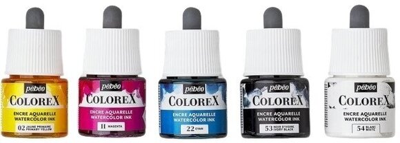 Tinta Pébéo Colorex Set tinte Primary Colours 5 x 45 ml - 2