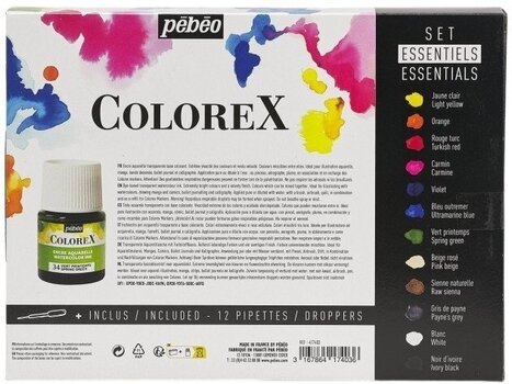 Inkt Pébéo Colorex Inktset Essentials 12 x 20 ml - 3