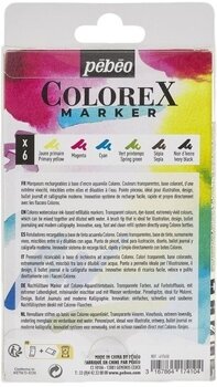 Felt-Tip Pen Pébéo Colorex Essentials 6 pcs - 3