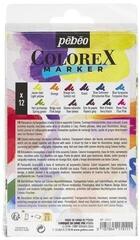 Felt-Tip Pen Pébéo Colorex Essentials 12 pcs - 2