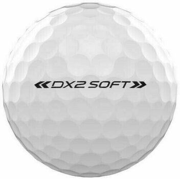 Нова топка за голф Wilson Staff DX2 Soft 12-Ball White - 3