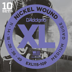 Struny pro elektrickou kytaru D'Addario EXL115-10P Struny pro elektrickou kytaru - 2