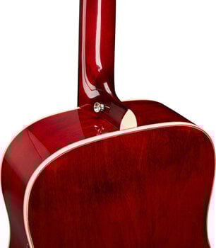 Akustická kytara SX SD204G Transparent Red-Natural Akustická kytara - 8