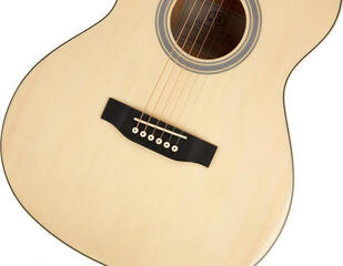 Folk Guitar SX SO204G Transparent Black-Natural Folk Guitar - 4