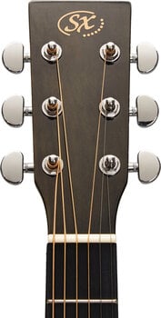 Akustická kytara SX SO204G Transparent Black-Natural Akustická kytara - 9