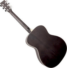 Folk Guitar SX SO204 Matte Black-Natural Folk Guitar - 1