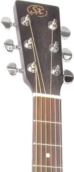 Akustikgitarre SX SO204 Matte Black-Natural Akustikgitarre - 5