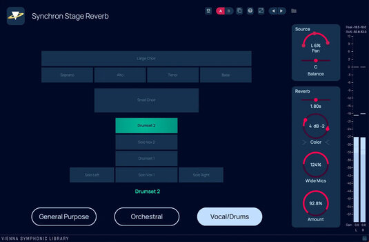 Software de studio Plug-In Efect Vienna Symphonic Library Synchron Stage Reverb (Produs digital) - 3
