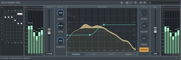 Programinės įrangos papildinio efektų procesorius Vienna Symphonic Library Vienna Suite Pro Single - 14