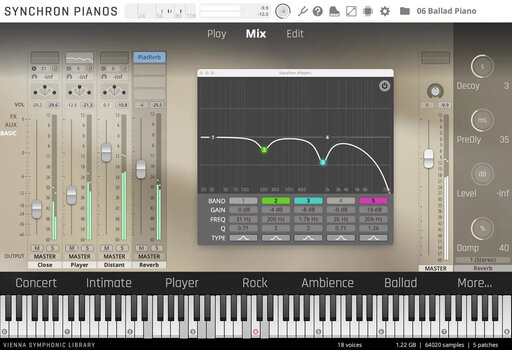 VST instrumentas Vienna Symphonic Library Studio Bösendorfer Imperial - 4