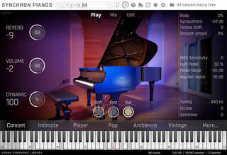 VST Instrument Vienna Symphonic Library Studio Fazioli F212 Standard (Digitální produkt) - 1