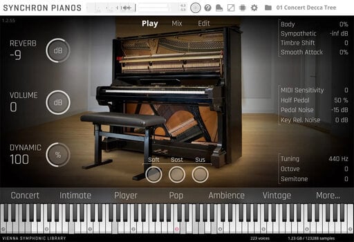 VST Instrument Vienna Symphonic Library Studio German Upright 1904 Standard (Digitalni proizvod) - 2