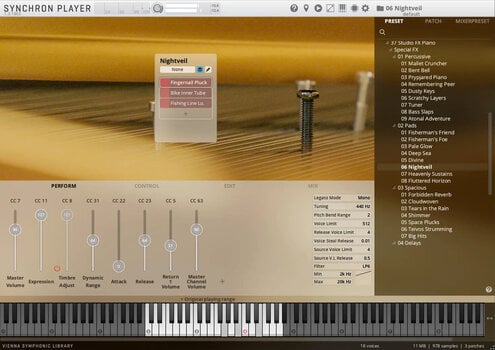 VST Instrument Vienna Symphonic Library Studio FX Piano Standard (Дигитален продукт) - 5