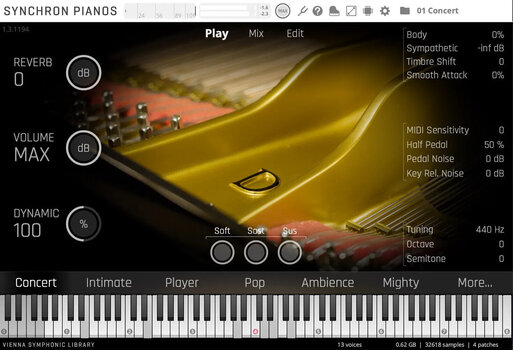 VST Instrument Vienna Symphonic Library Concert D-274 Essentials (Produkt cyfrowy) - 2