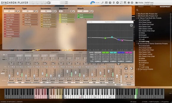 VST Instrument Vienna Symphonic Library Synchron Solo Viola Standard (Дигитален продукт) - 6