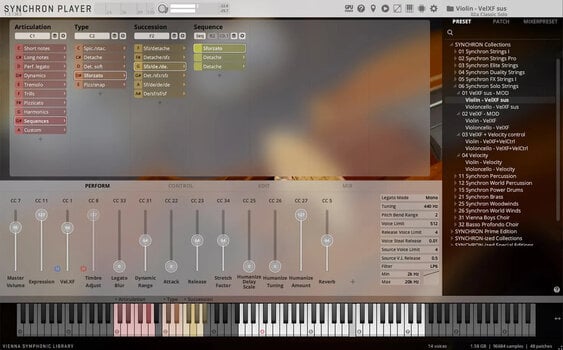 VST Instrument Vienna Symphonic Library Synchron Solo Violin 1 Standard (Producto digital) - 5