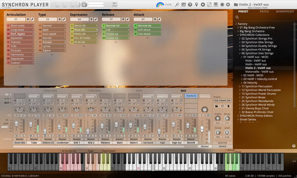 VST Instrument Vienna Symphonic Library Synchron Solo Violin 2 Standard (Producto digital) - 6