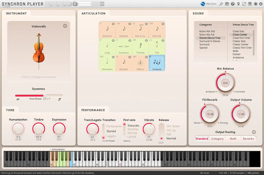 VST Instrument Vienna Symphonic Library Synchron Solo Cello Standard (Digitales Produkt) - 2