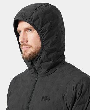 Jacket Helly Hansen HP Hybrid Stretch Hooded Insulator Jacket Ebony L - 4