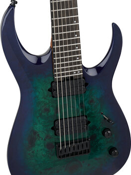 Guitarra elétrica de 7 cordas Jackson Pro Series Misha Mansoor Juggernaut HT7P EB Chlorine Burst Guitarra elétrica de 7 cordas - 3