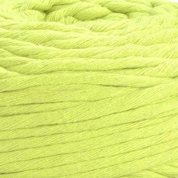 Cord Yarn Art Twisted Macrame 210 m 801 Neon Green Cord - 2