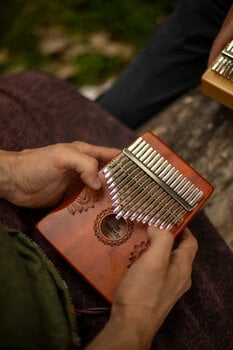 Kalimba Shamann 17 Key Red Kalimba - 9