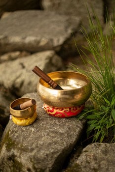 Ударни инструменти за музикотерапия Shamann Squamous Tibetan 15 cm Тибетска пееща купа - 8