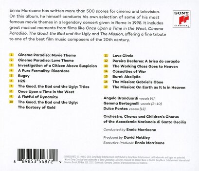 Музичний компакт-диск Ennio Morricone - Ennio Morricone Conducts Morricone - His Greatest Hits (CD) - 2